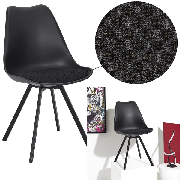 Krzesło Atom czarne - Intesi