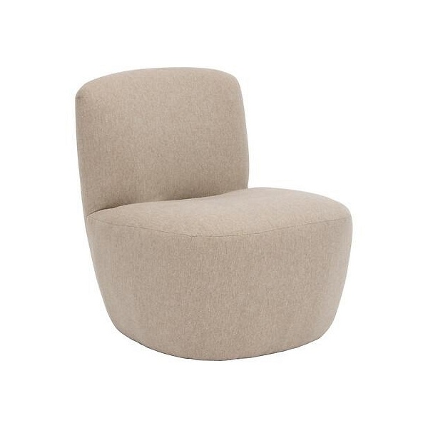 Fotel niski Leone beżowy - Nordivo