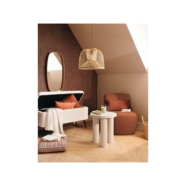 Fotel niski Leone terrakotta - Nordivo