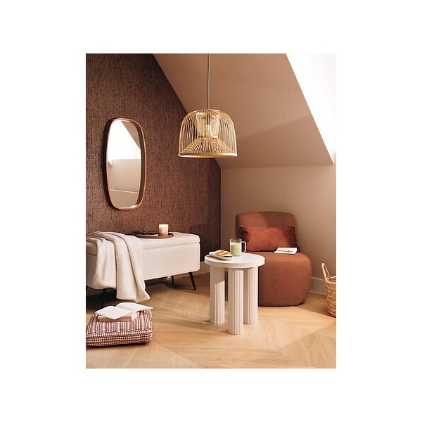 Fotel niski Leone terrakotta - Nordivo