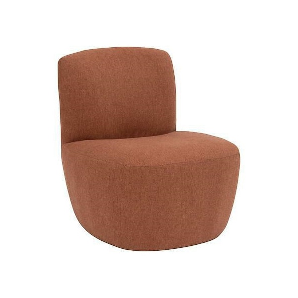 Fotel niski Leone terrakotta - Nordivo