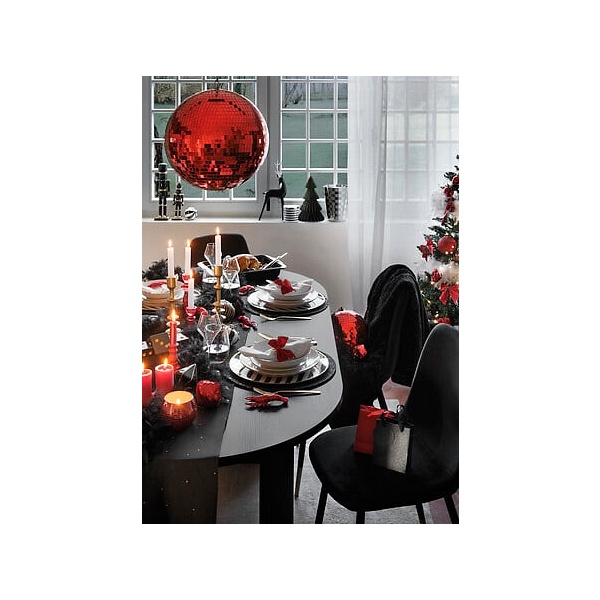 Stół Olova 90/180cm czarny - Nordivo