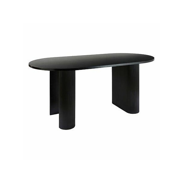 Stół Olova 90/180cm czarny - Nordivo