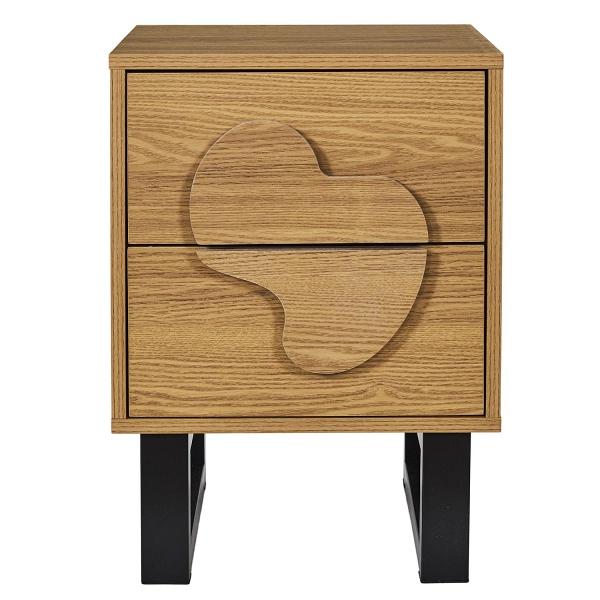 Szafka nocna Calypso dab/czarna - Intesi