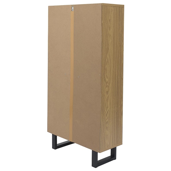 Szafka na buty Calypso dąb/czarna - Intesi