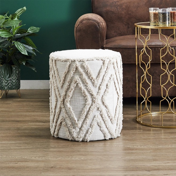 Pufa Mirage beżowa - Intesi