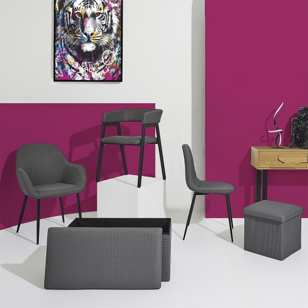 Pufa Velse Atom szara - Intesi