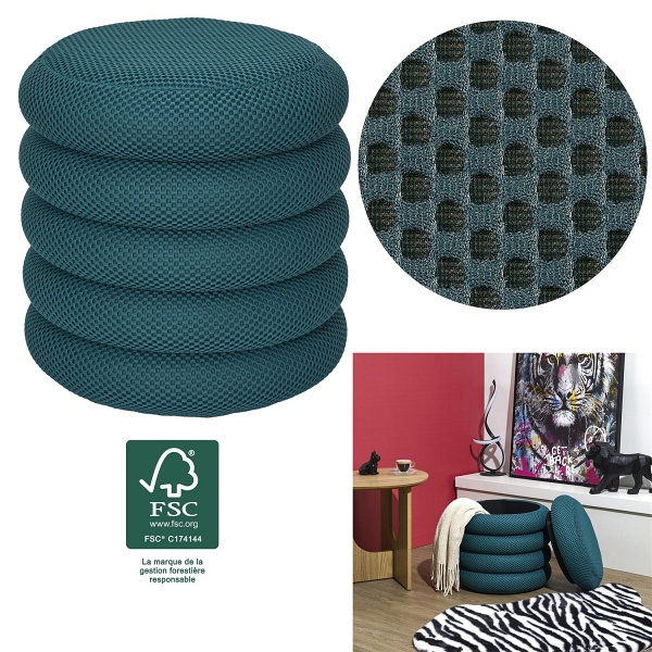 Pufa Atom turkusowa - Intesi