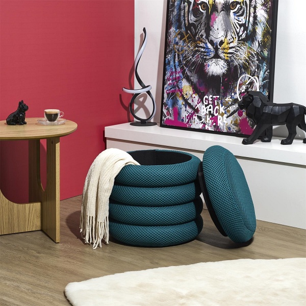 Pufa Atom turkusowa - Intesi