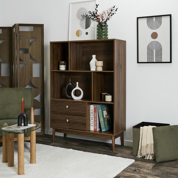 Regał Tiffany orzech - Intesi