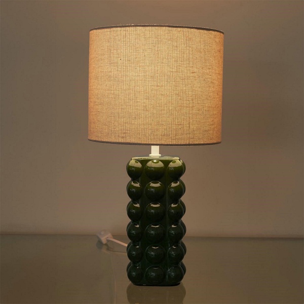 Lampka stołowa Ramil ceramiczna zielona - Intesi