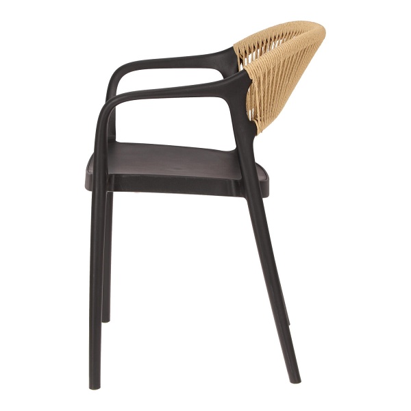 Krzesło Osma czarne - Intesi