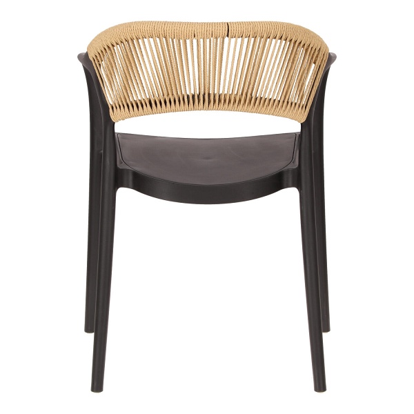 Krzesło Osma czarne - Intesi