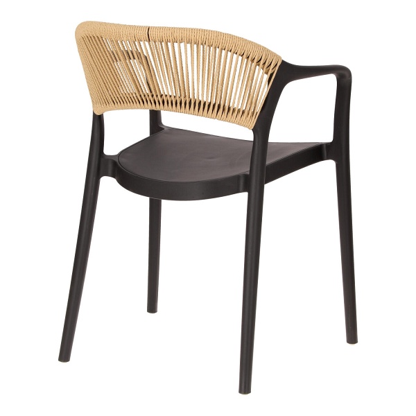 Krzesło Osma czarne - Intesi