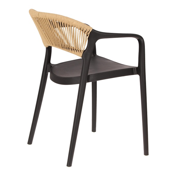 Krzesło Osma czarne - Intesi