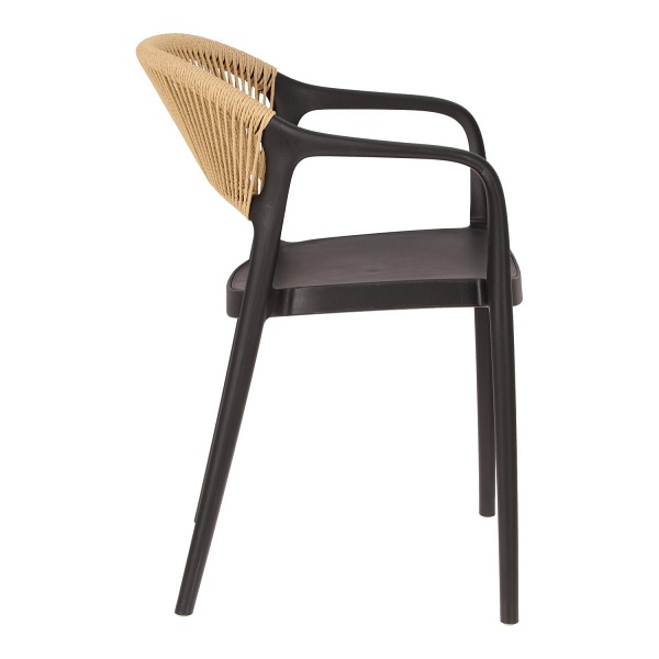 Krzesło Osma czarne - Intesi