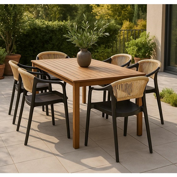 Krzesło Osma czarne - Intesi