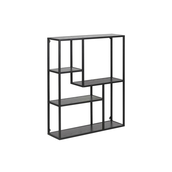 Regał Seaford VIII czarny - ACTONA