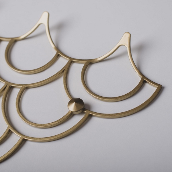 Wieszak Husk S Gold - POLYHEDRA