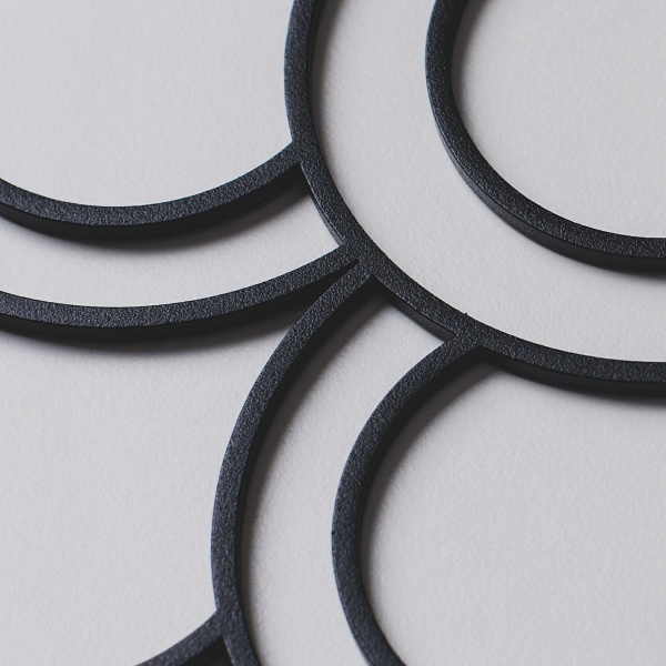 Wieszak Husk M Black - POLYHEDRA