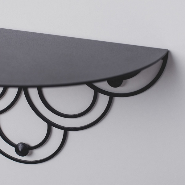 Półka Husk / PS Black - POLYHEDRA