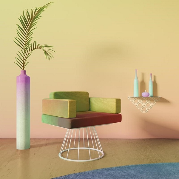 Półka Husk / PS Black - POLYHEDRA