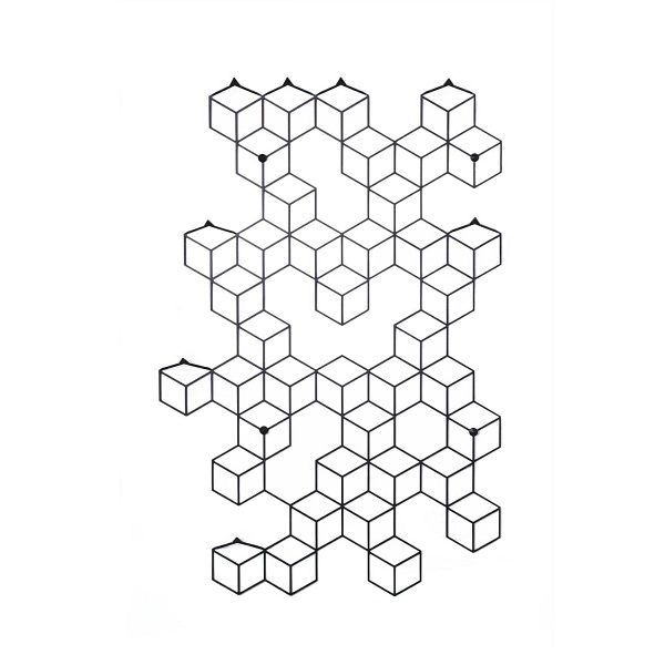 Wieszak Stiga L Black - POLYHEDRA