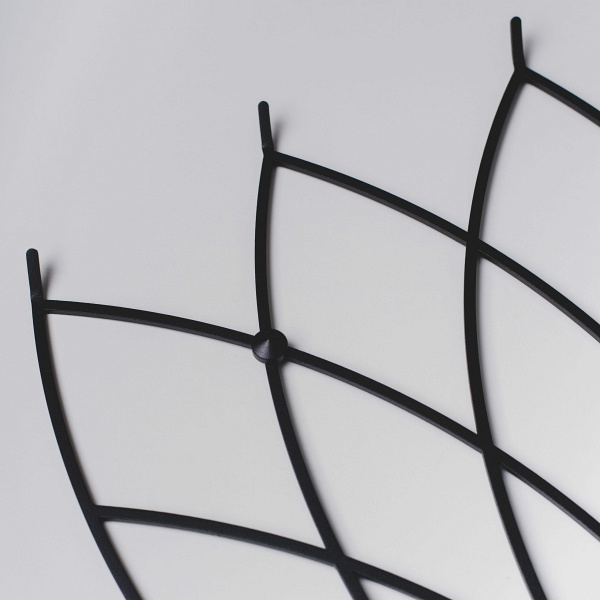 Wieszak Lotos / L Black - POLYHEDRA