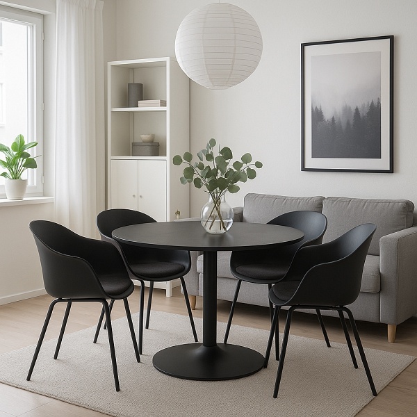 Krzesło Topley Arm czarne - Intesi