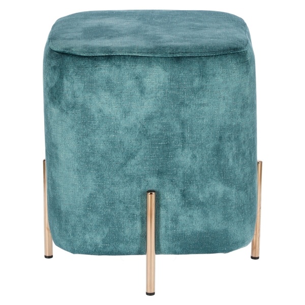 Pufa Izbit Velvet niebieska - Intesi