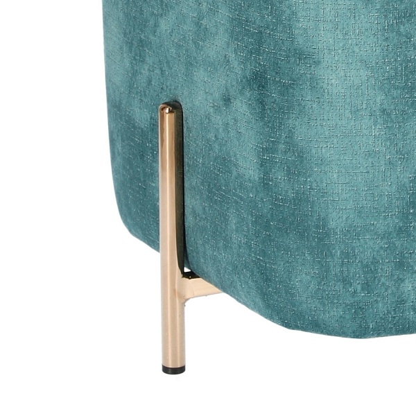 Pufa Izbit Velvet niebieska - Intesi