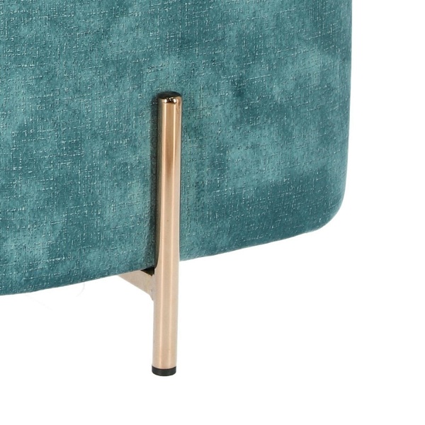 Pufa Izbit Velvet niebieska - Intesi