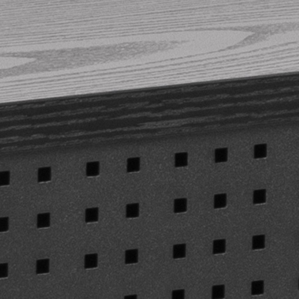 Regał z szafką Angus czarny - ACTONA