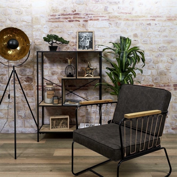 Regał Rack M czarny - Intesi