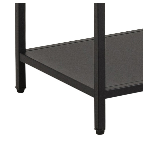 Regał Newcastle asymetryczny czarny - ACTONA