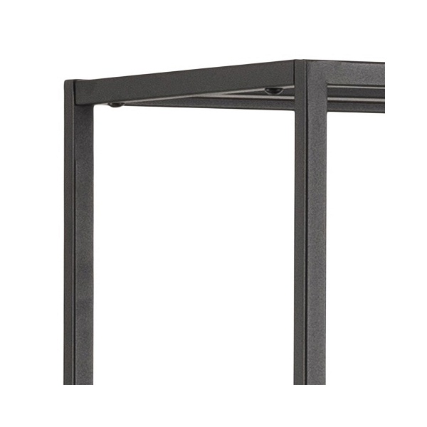 Regał Newcastle asymetryczny czarny - ACTONA