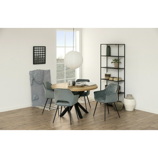 Regał Newcastle wysoki czarny - ACTONA