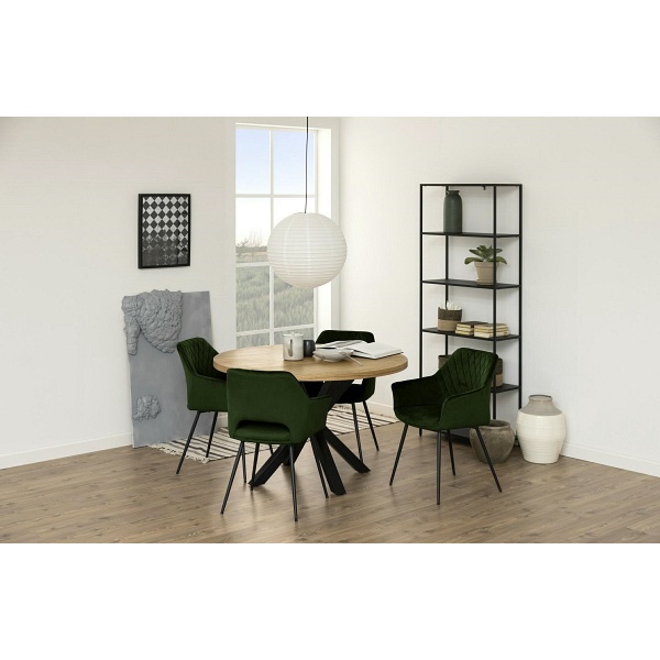 Regał Newcastle wysoki czarny - ACTONA