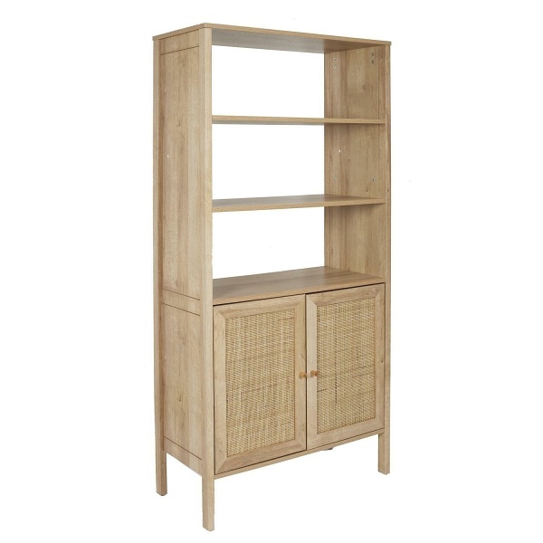 Wysoki regał Bali z szafką - Intesi