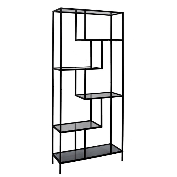 Regał Edison czarny L - Intesi