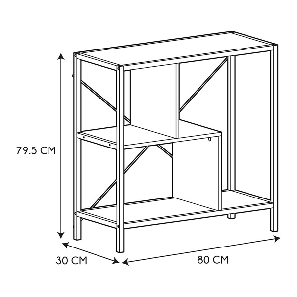 Regał Rack S biały - Intesi