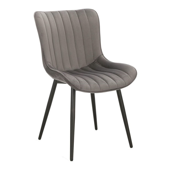 Krzesło Roxino VIC szare pasy pionowe - Intesi