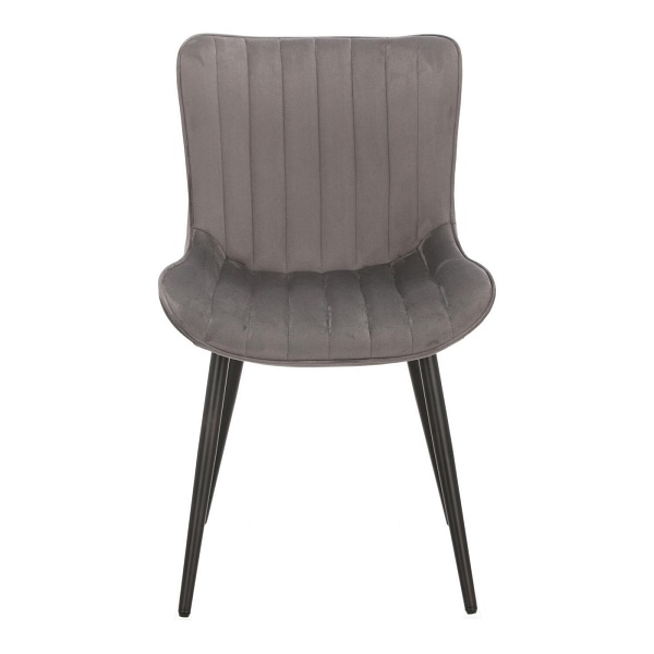 Krzesło Roxino VIC szare pasy pionowe - Intesi