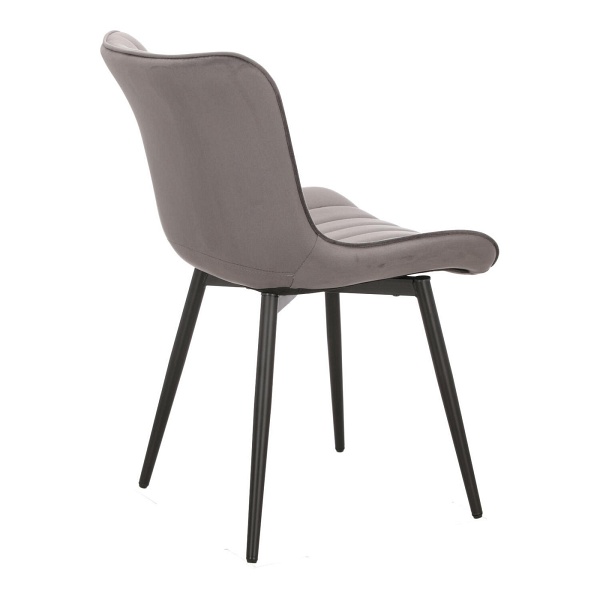 Krzesło Roxino VIC szare pasy pionowe - Intesi