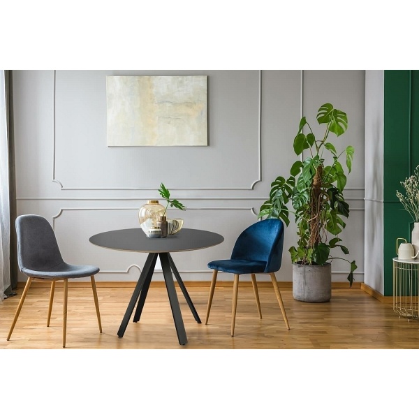 Stół Mezzanotte 100cm czarny - Cheers