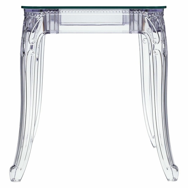 Stół Ghost 62x62cm transparentny - Intesi