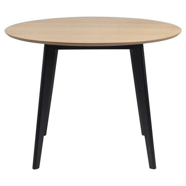 Stół Roxby 105cm naturalny /czarny - ACTONA