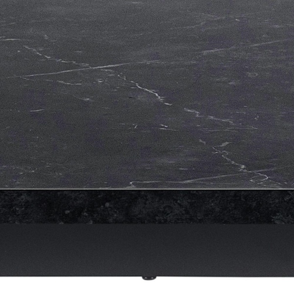 Stół Amble 160x90cm czarny marmurowy - ACTONA