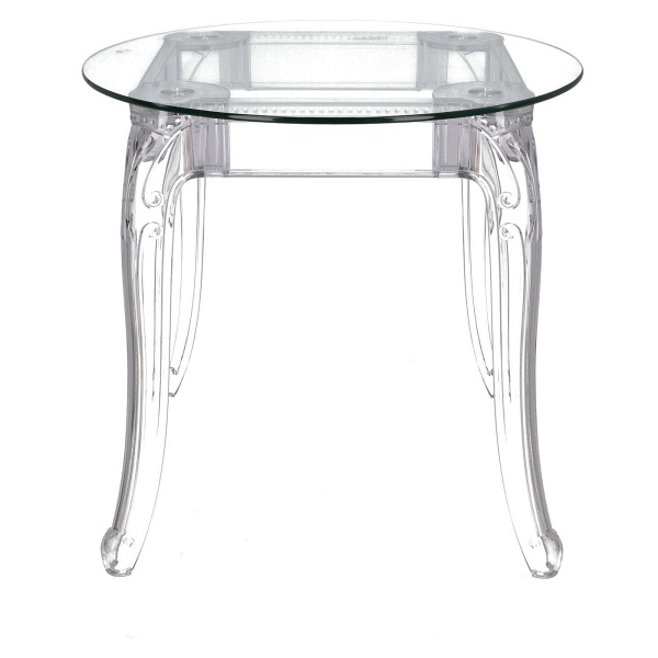 Stół Ghost 80cm transparentny - Intesi