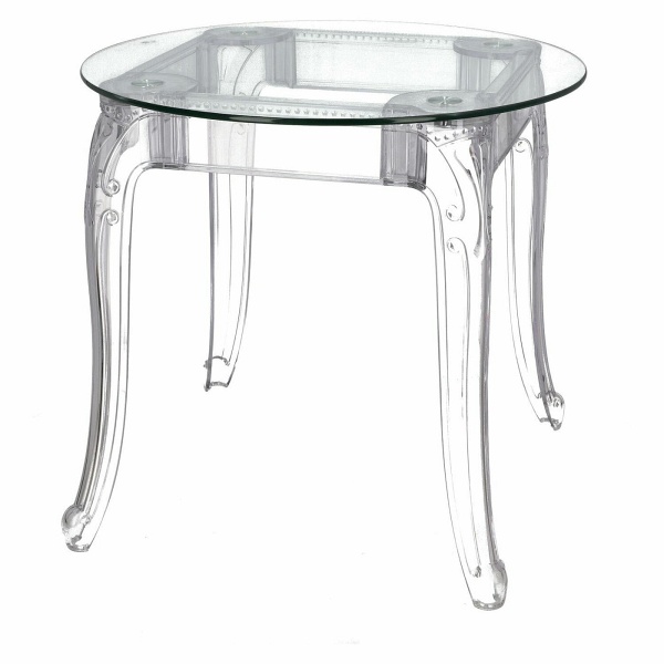 Stół Ghost 80cm transparentny - Intesi